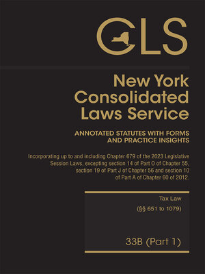 cover image of New York Consolidated Laws Service